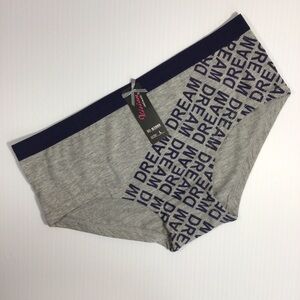 Vision Intimate Blue and Gray Dream Panties Underwear - Size Large